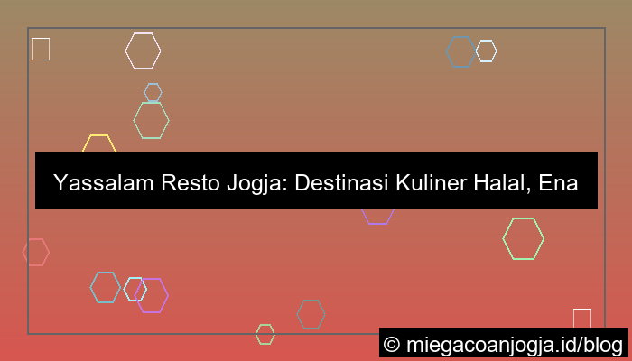yassalam resto jogja