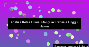 analisa kelas dunia wala meron