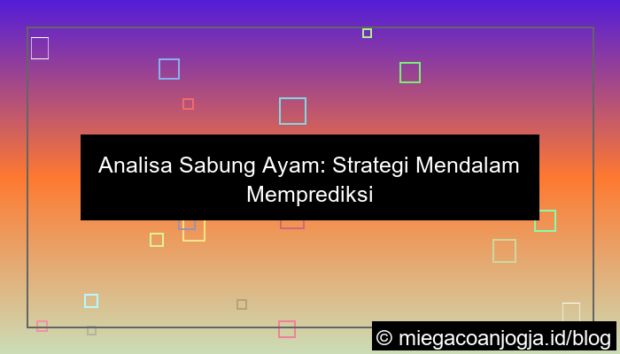 grafik analisa sabung ayam