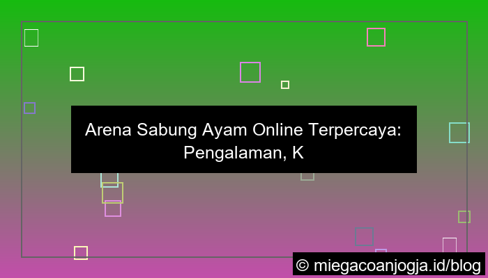 arena sabung ayam online