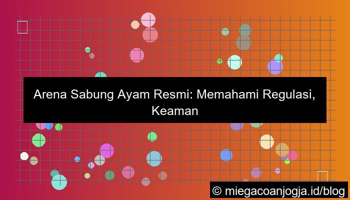 ilustrasi arena sabung ayam resmi