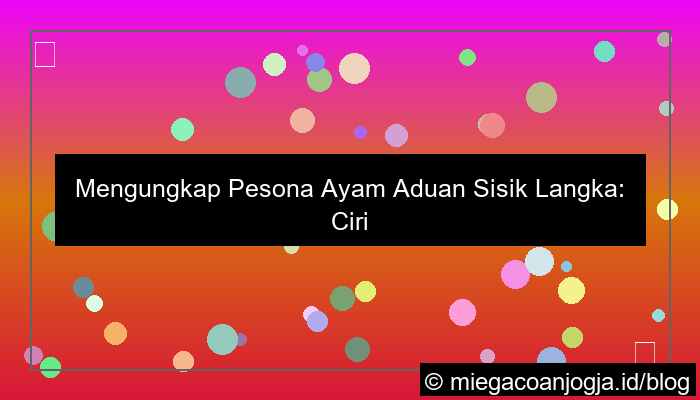ayam aduan sisik langka
