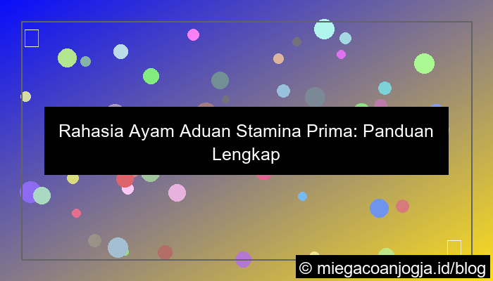 ayam aduan stamina prima