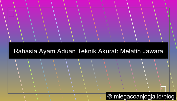 ayam aduan teknik akurat