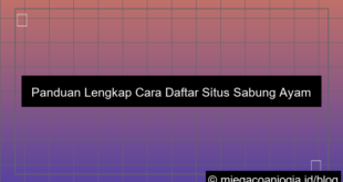 cara daftar situs sabung ayam