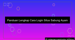cara login situs sabung ayam