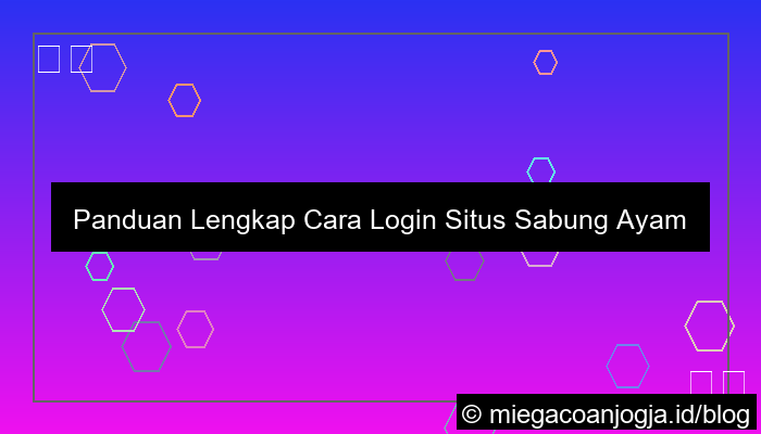 cara login situs sabung ayam