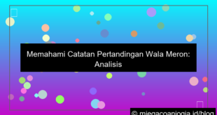 grafik catatan pertandingan wala meron