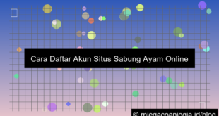 daftar akun situs sabung ayam
