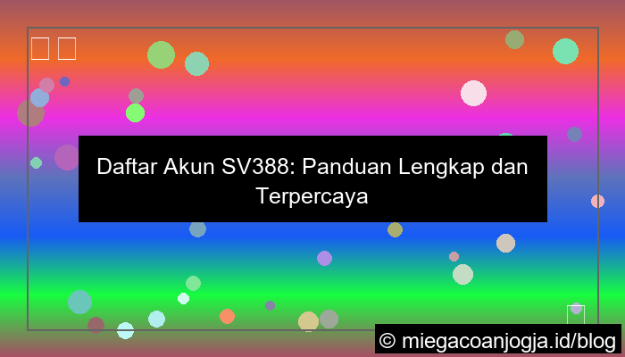 desain daftar akun sv388