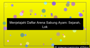 ilustrasi daftar arena sabung ayam
