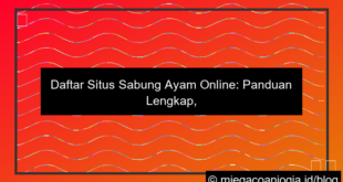 daftar situs sabung ayam