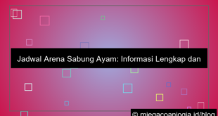 ilustrasi jadwal arena sabung ayam