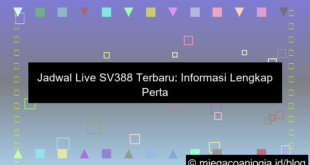jadwal live sv388