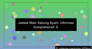 desain jadwal main sabung ayam