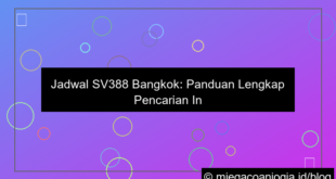 desain jadwal sv388 bangkok