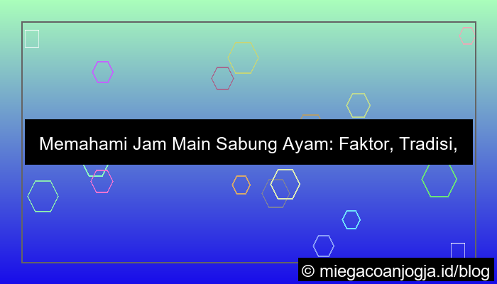 grafik jam main sabung ayam