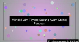 grafik jam tayang sabung ayam
