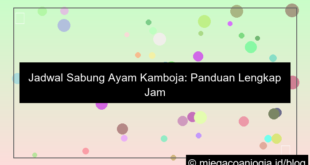 jam tayang sabung ayam cambodia