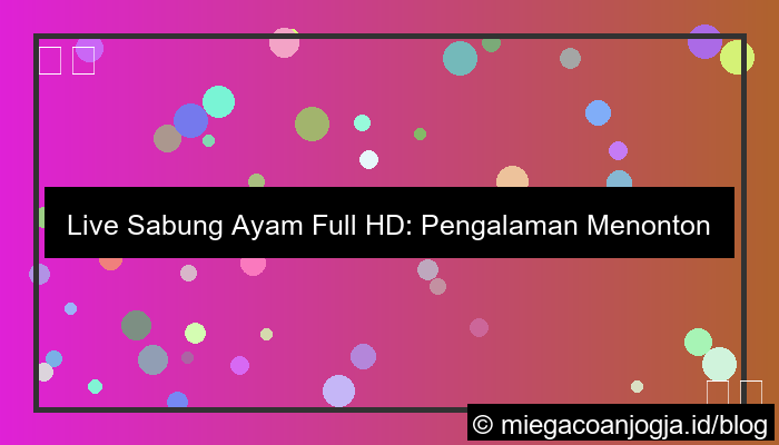 live sabung ayam full hd
