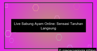 live sabung ayam online