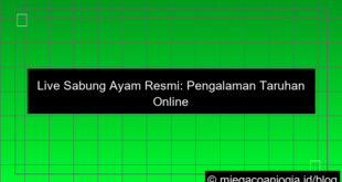 live sabung ayam resmi