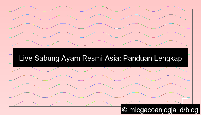 grafik live sabung ayam resmi asia