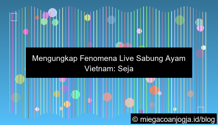live sabung ayam vietnam