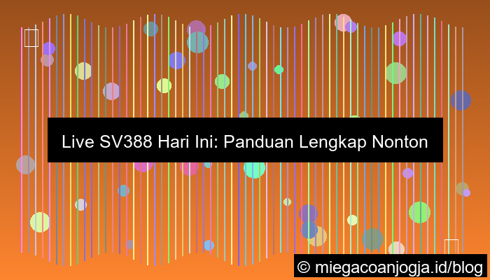 live sv388 hari ini