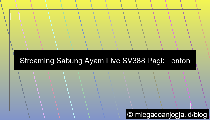 live sv388 pagi