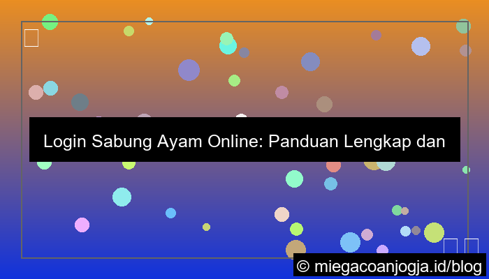 grafik login sabung ayam