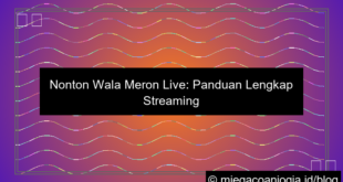 nonton wala meron live