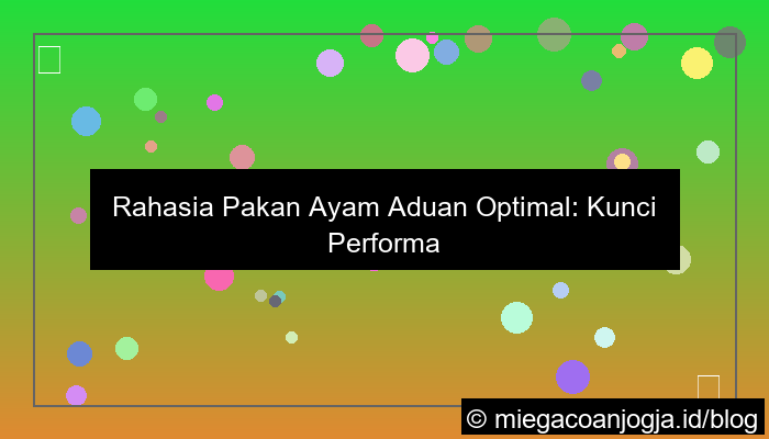 gambar pakan ayam aduan