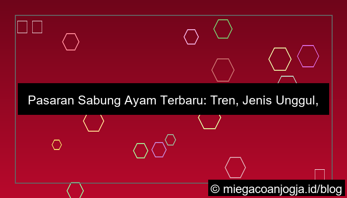 pasaran sabung ayam terbaru