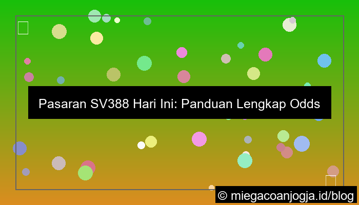 grafik pasaran sv388 hari ini