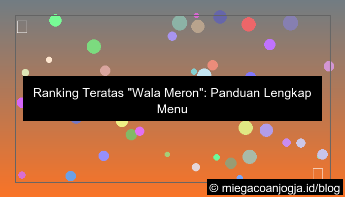 grafik ranking teratas wala meron