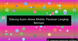 ilustrasi sabung ayam akses mobile
