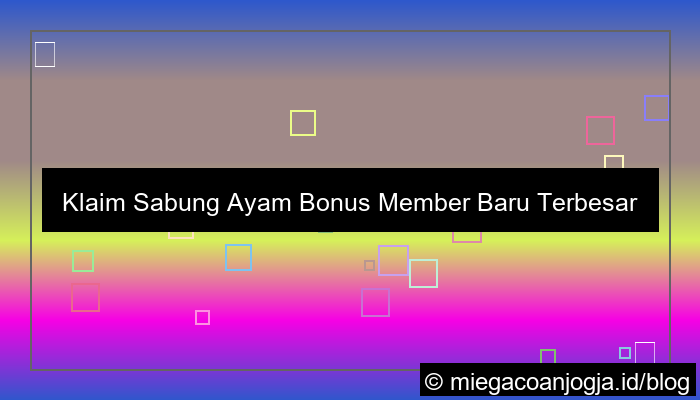 sabung ayam bonus member baru
