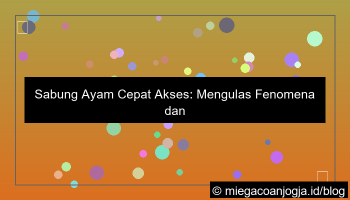 desain sabung ayam cepat akses