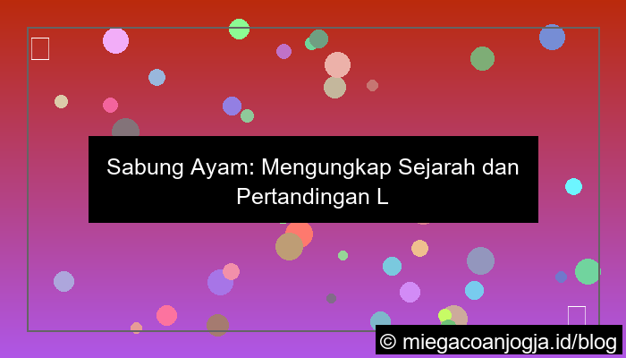 sabung ayam histori pertandingan