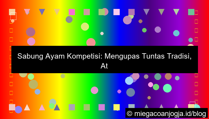 sabung ayam kompetisi