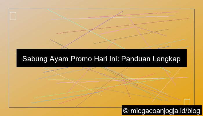 sabung ayam promo hari ini