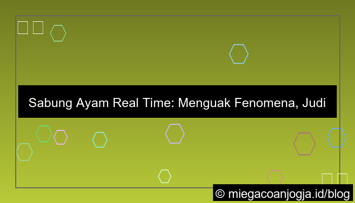 visual sabung ayam real time