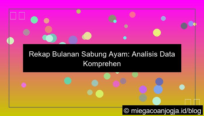 grafik sabung ayam rekap bulanan