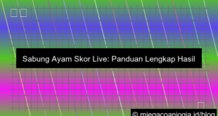 sabung ayam skor live