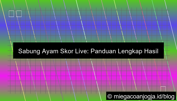 sabung ayam skor live