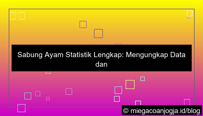 desain sabung ayam statistik lengkap