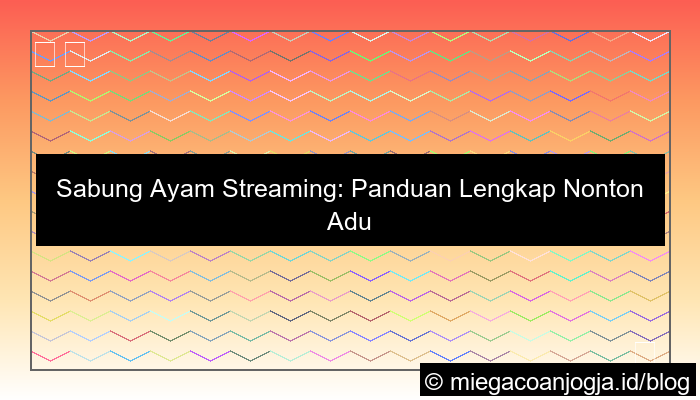 sabung ayam streaming