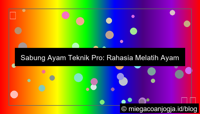 sabung ayam teknik pro