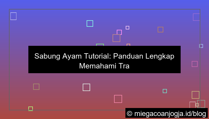 desain sabung ayam tutorial
